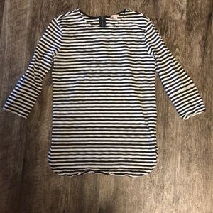 Black and white striped shirt